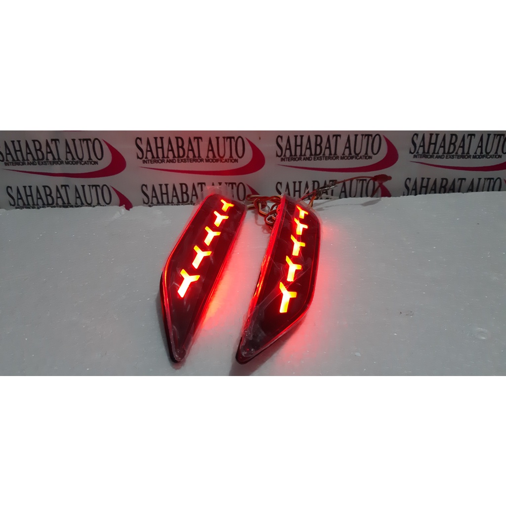 LED REFLECTOR XPANDER LAMPU BEMPER BELAKANG MITSUBISHI XPANDER