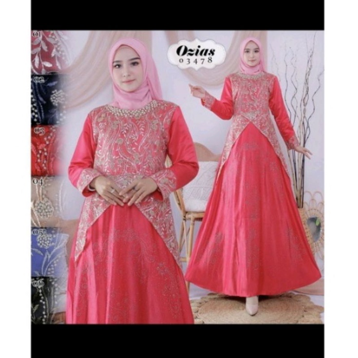 GAMIS OZiAS MEWAH GAMIS PESTA TERMURAH