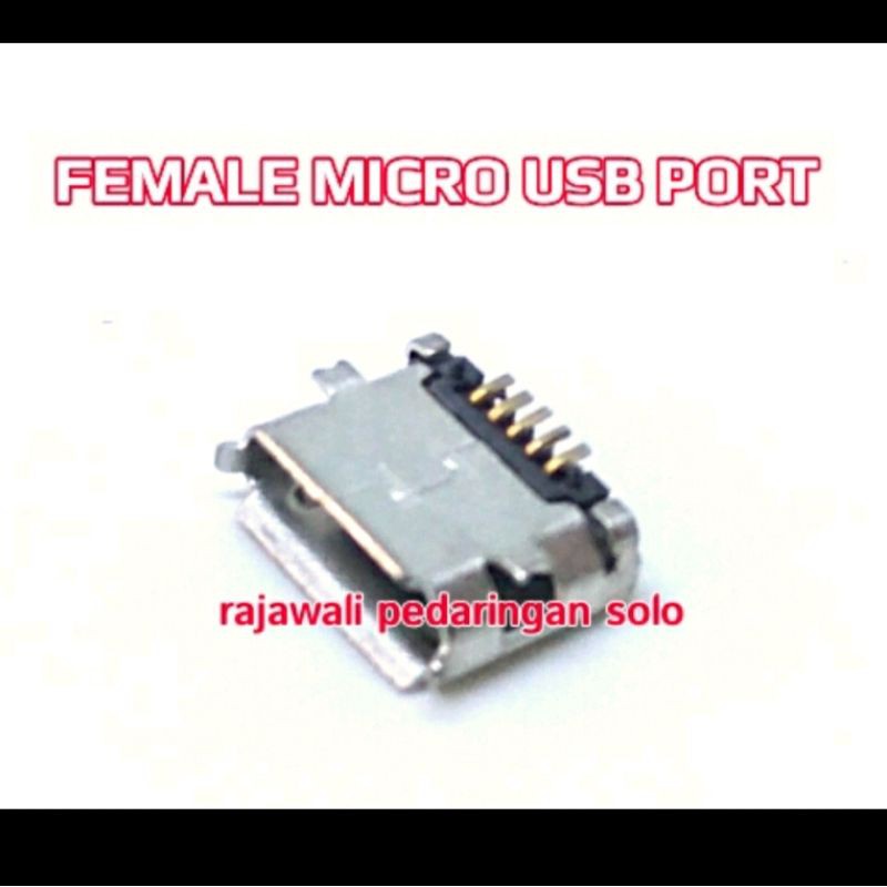 MICRO USB FEMALE PORT SOKET MIKRO USB FEMALE