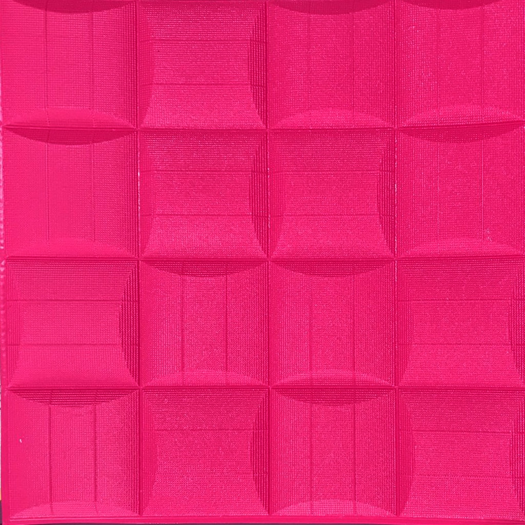 PROMO!! BUY 25 FREE 1 !! WALLPAPER FOAM 3D STICKER PREMIUM TEBAL 8MM-Ketupat Merah Fanta