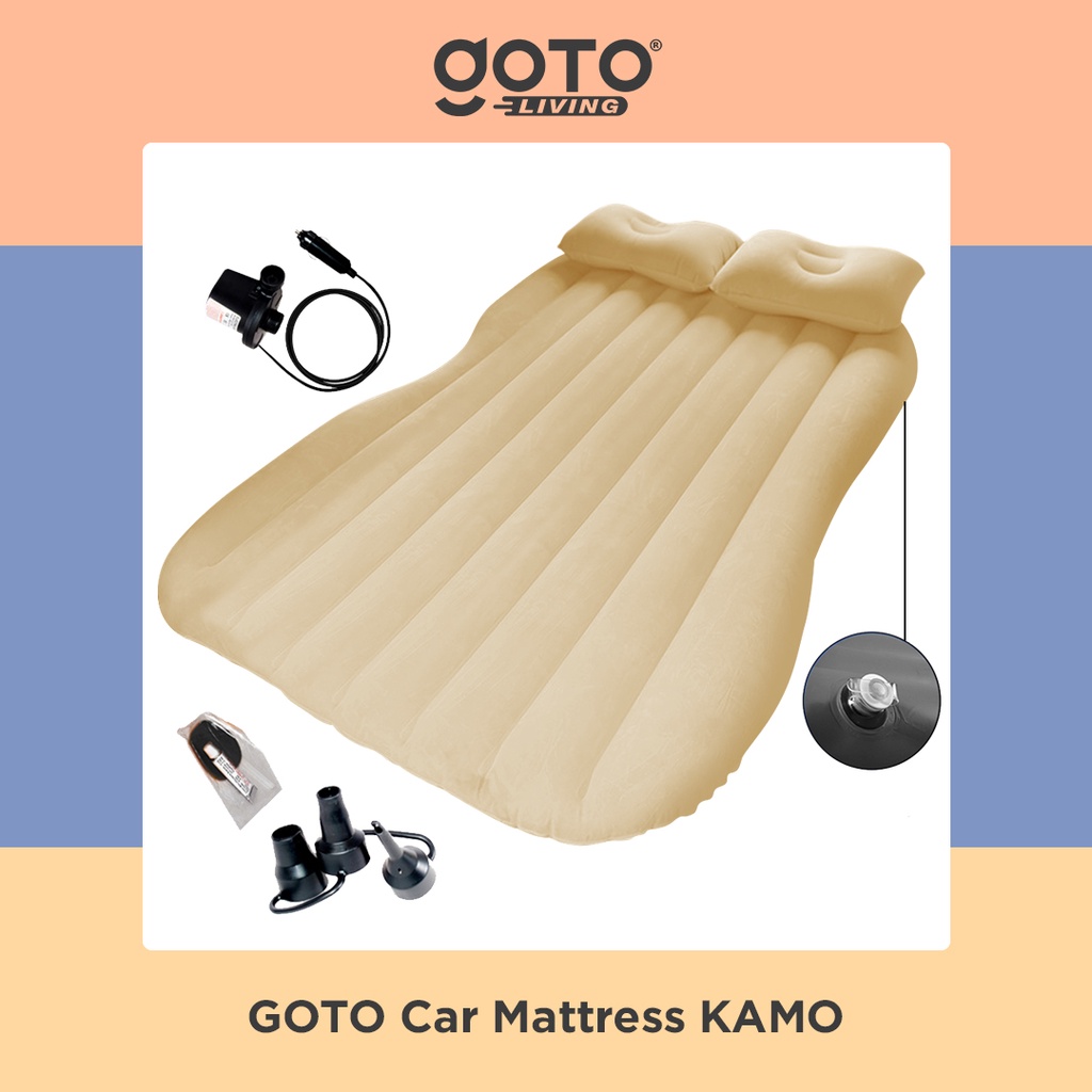 Goto Kamo Car Matress Kasur Angin Mobil Indoor Outdoor Dengan Pompa Image 2