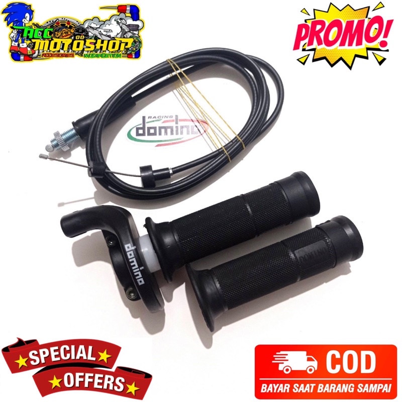 COD GAS SPONTAN MATIC DOMINO GAS SPONTAN DOMINO KABEL 190CM UNIVERSAL SEMUA MOTOR MATIC KLX CRF DLL