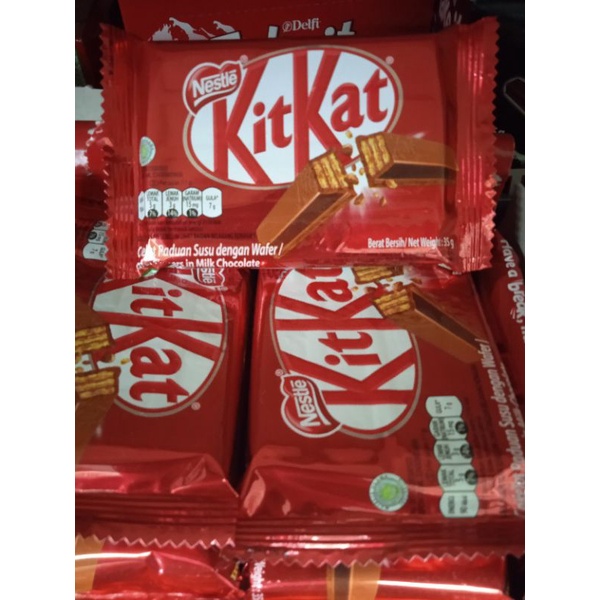 

KitKat Cokelat Susu dan Wafer 35 Gram