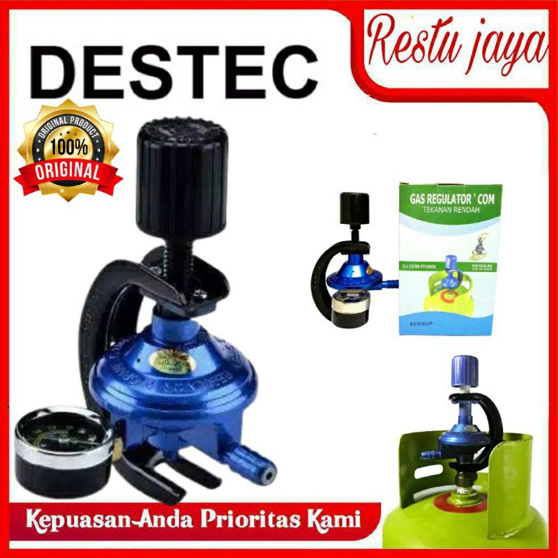 REGULATOR KOMPOR GAS ELPIJI DESTEC COM-U12RM TEKANAN RENDAH