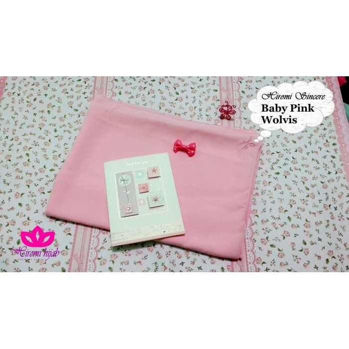 Jilbab Syari Segi Empat jumbo lebar Wolvis/Wolfis Hiromi hijab  ER-130