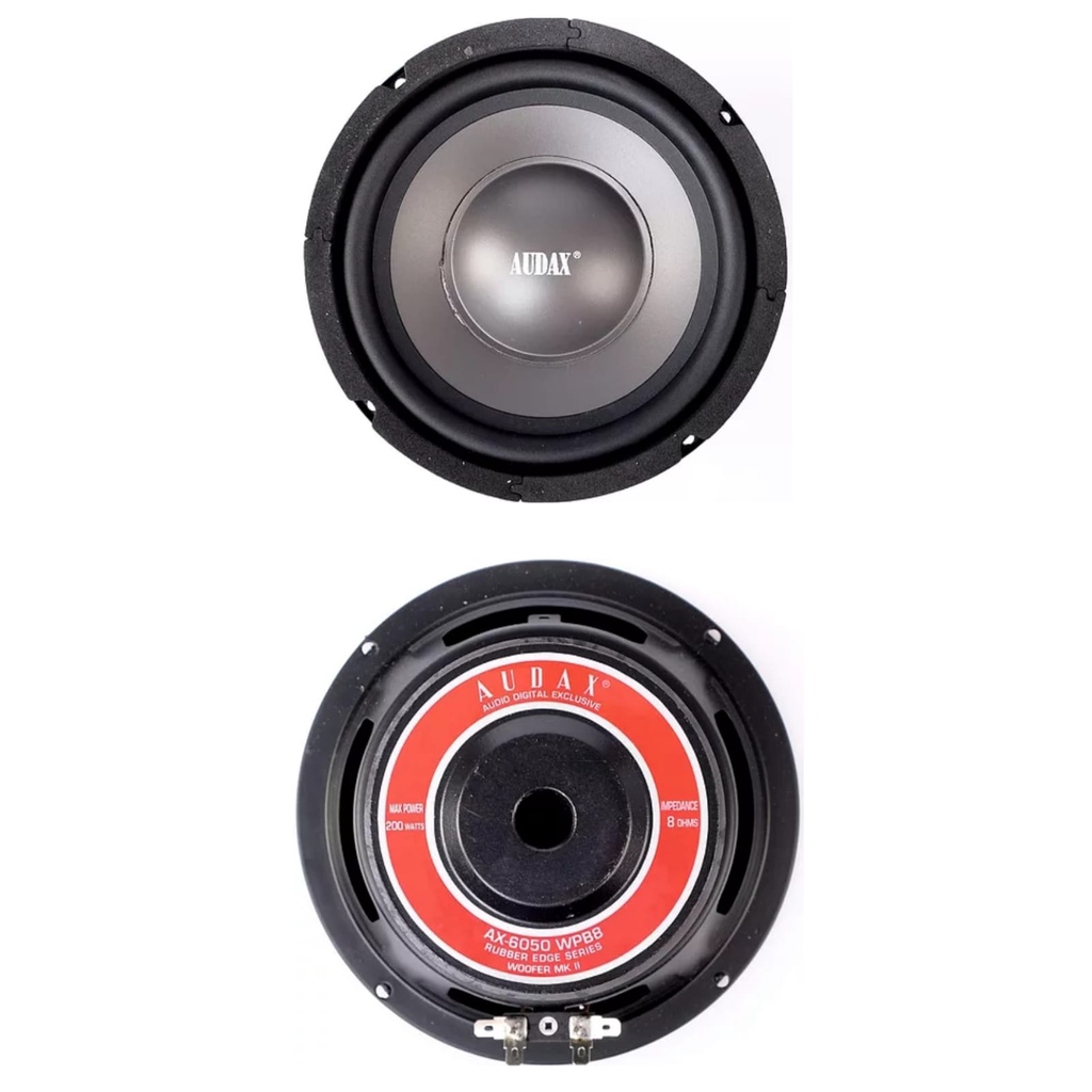 speaker 6inch audax 200watt ax6050 wpb8