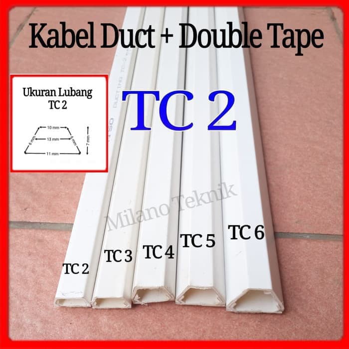 TC 2 / pelindung kabel / cable duct / ducting / cable protector 5pcs