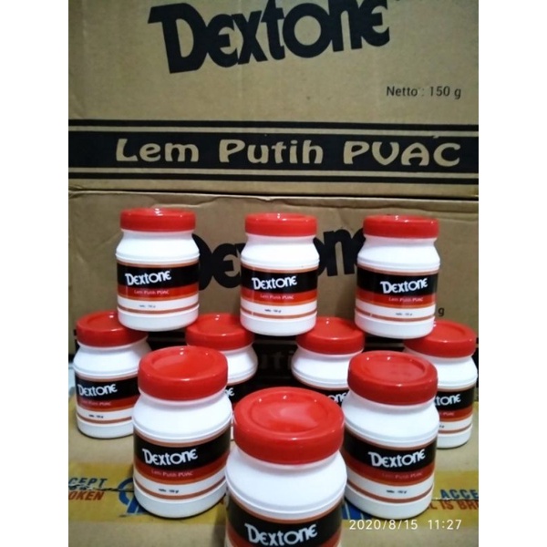 

DEXTONE LEM PUTIH 150 / Lem Putih PvAc/ lem Kayu /Kertas /koraltex/Plamur tembox