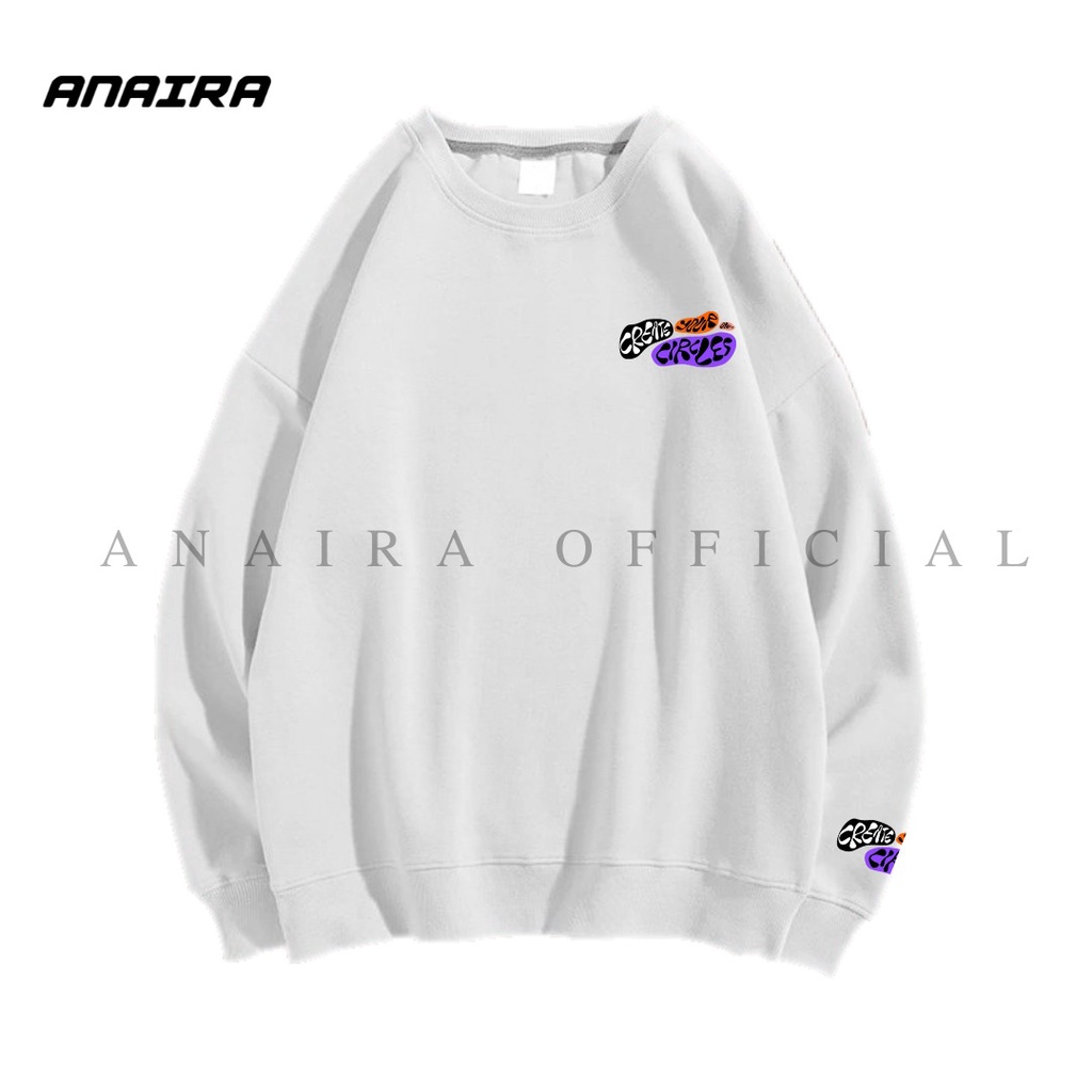 CREATE YOUR CIRCLES SWEATER CREWNECK ANAIRAOFFICIAL