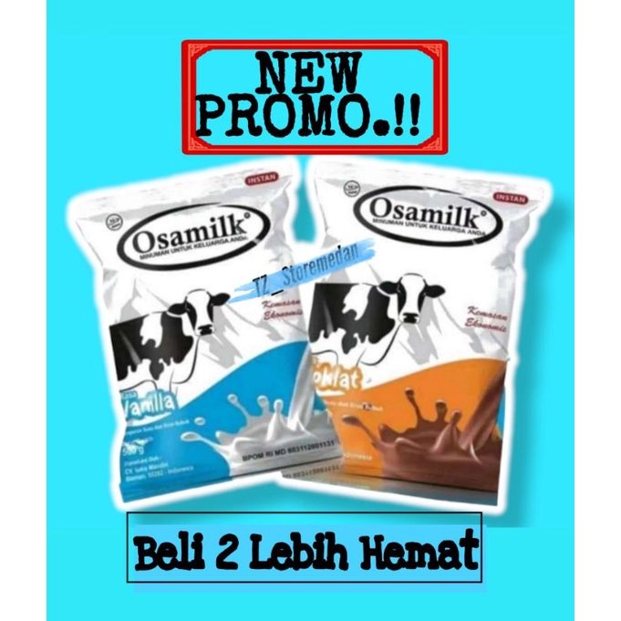 

Susu Osamilk ORI Coklat & Vanila Lebih Hemat PROMO 2 Pcs