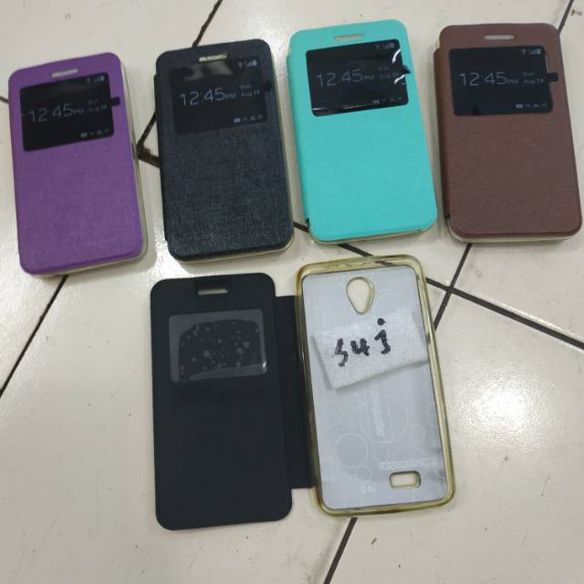 Flip case Advan S4J flipcase book cover sarung buku flipshell