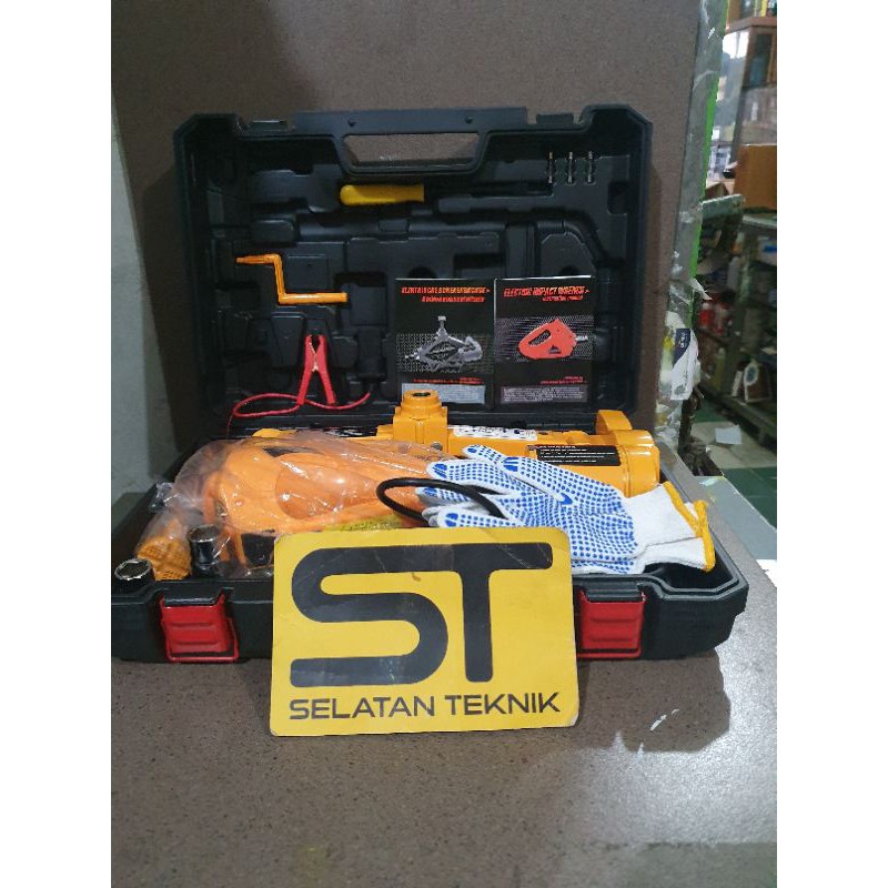 mollar ejw 300 dongkrak listrik 3 ton 14-42 cm + kunci mollar