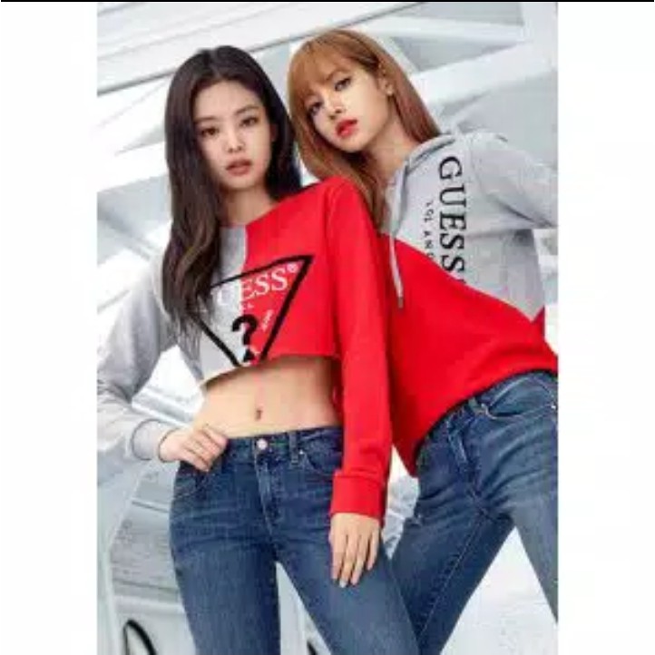 Hoodie Guess BlackPink (Free Strap Rubber)