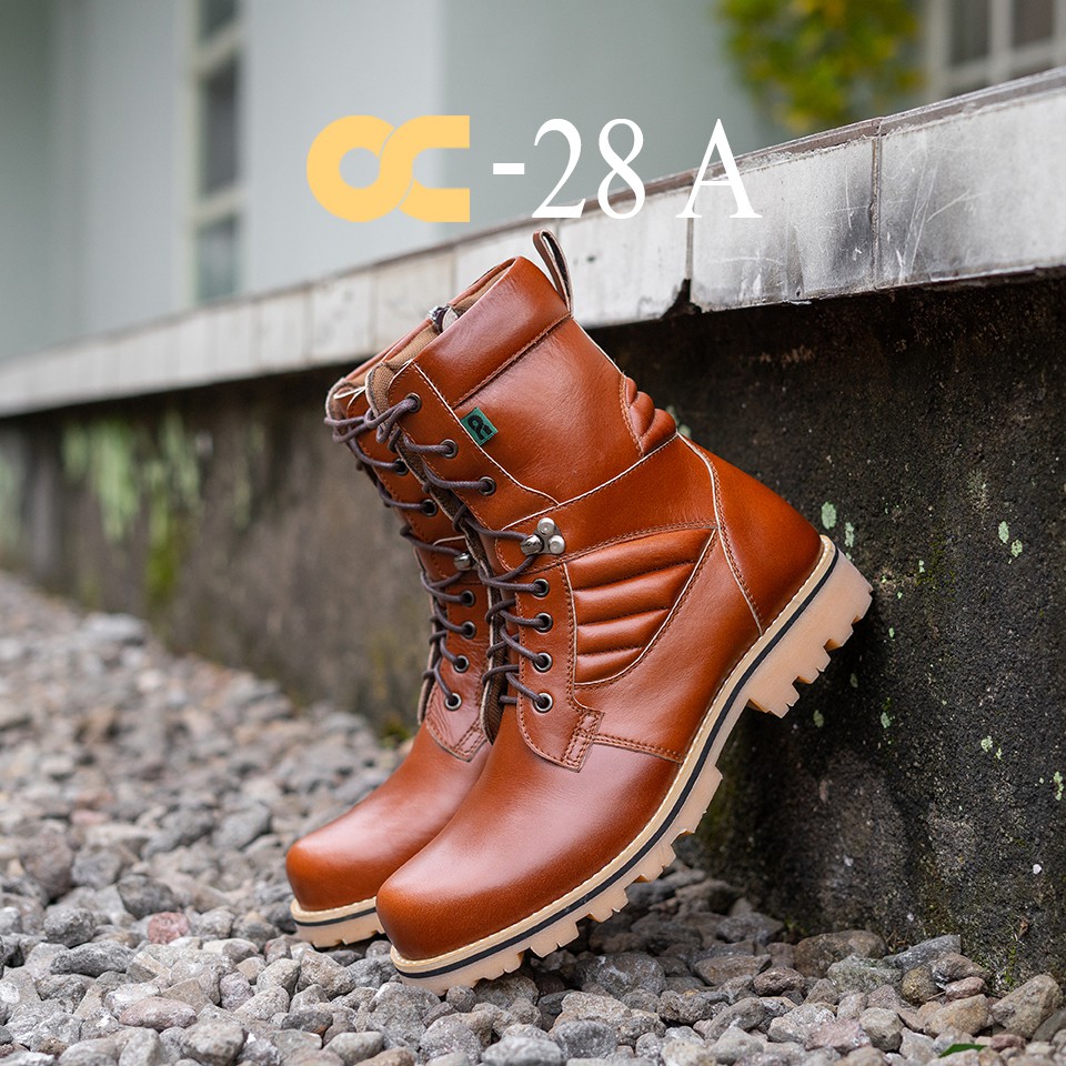 SEPATU PDL SAFETY KULIT ASLI BOOT OC-28A / SEPATU BOOT DINAS LAPANGAN