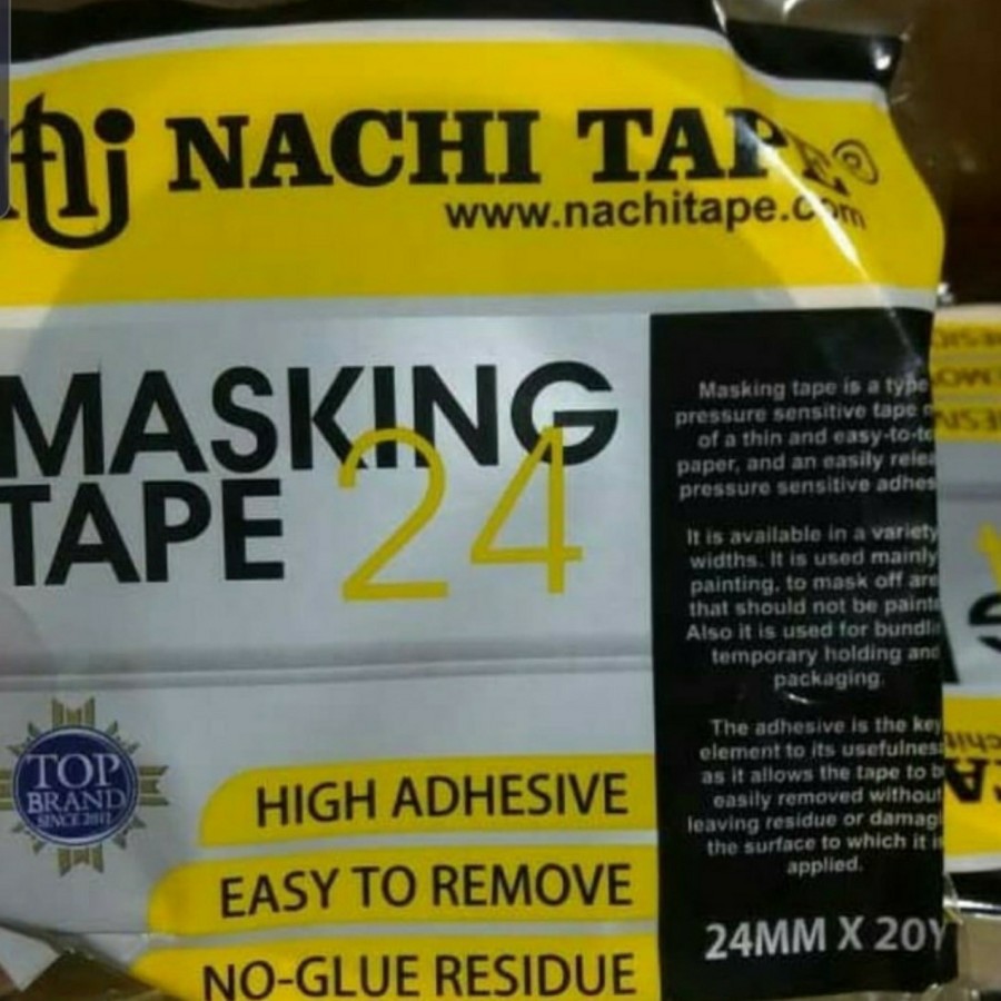 

Masking Tape/Isolasi kertas NACHI 24mm x 20yard