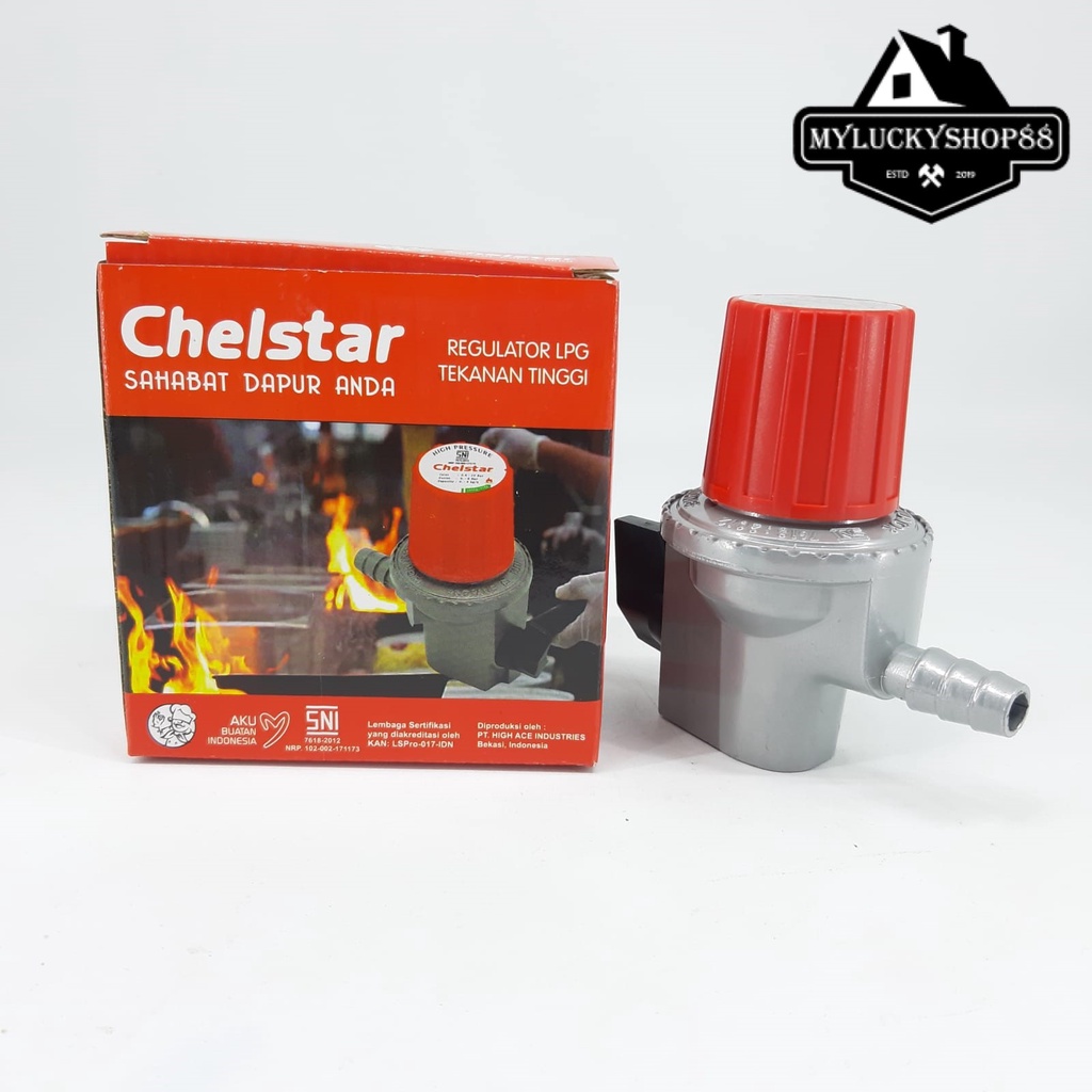 Regulator Gas Chelstar HP 333 Tekanan Tinggi High Pressure Non Meter