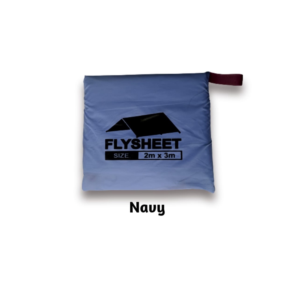 Flysheet BUSHCRAFT Trapteen 2 M x 3  M atap tenda waterproof Atap tenda flysheet anti air plesit 2x3 / flysheet waterproof /terpal tenda camping