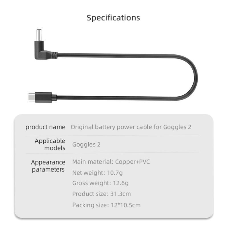 Zzz Kabel Power Supply Fast Charging Untuk 2 Kacamatagoggles Drone