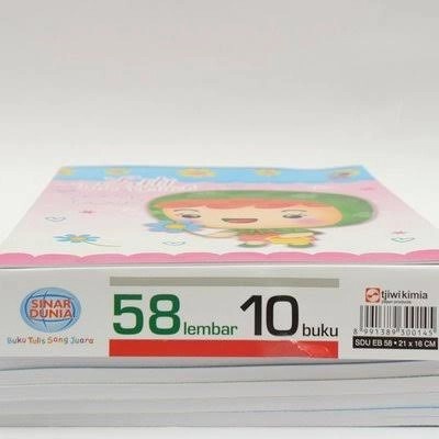 

[ PER PACK ] BUKU TULIS DINAR DUNIA SIDU 58 LEMBAR