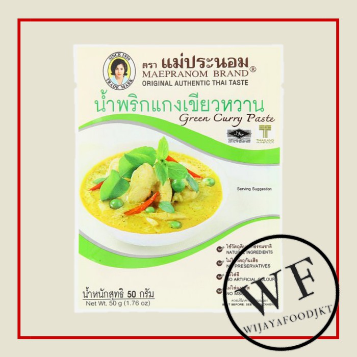 

Maepranom Green Curry Paste 50Gr | Bumbu Kari