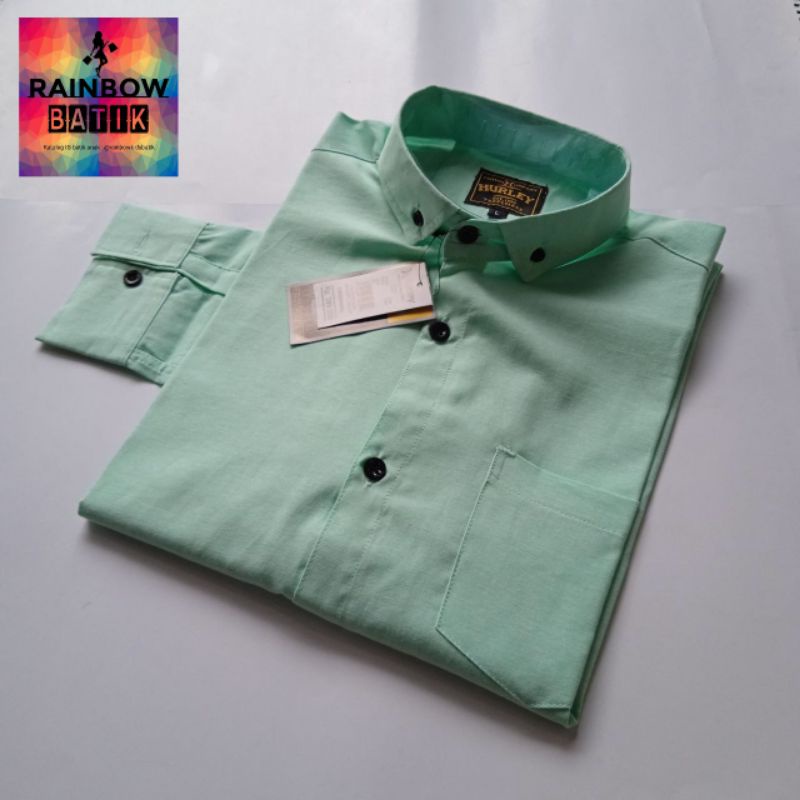 Kemeja Mint Hijau Tosca Oxford