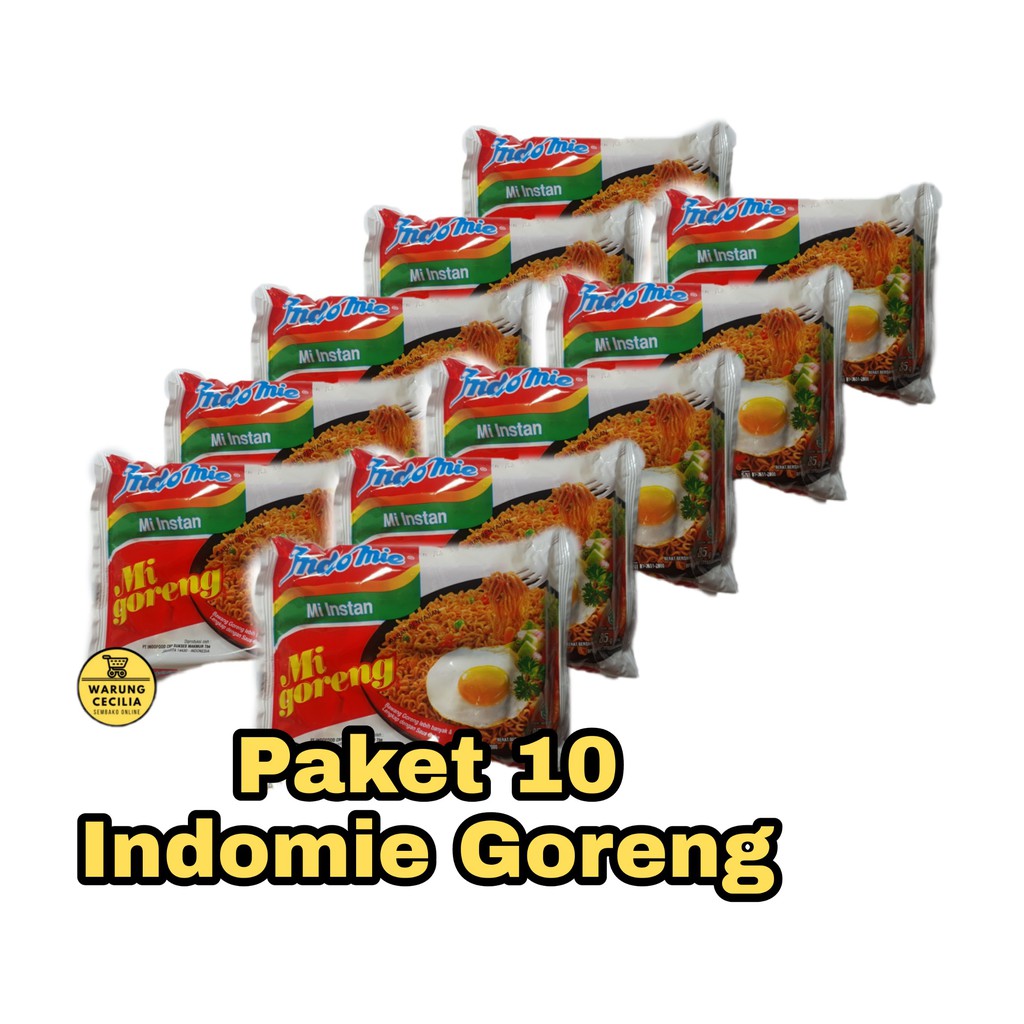 

Indomie Goreng PAKET 10 PCS - MIE INSTAN