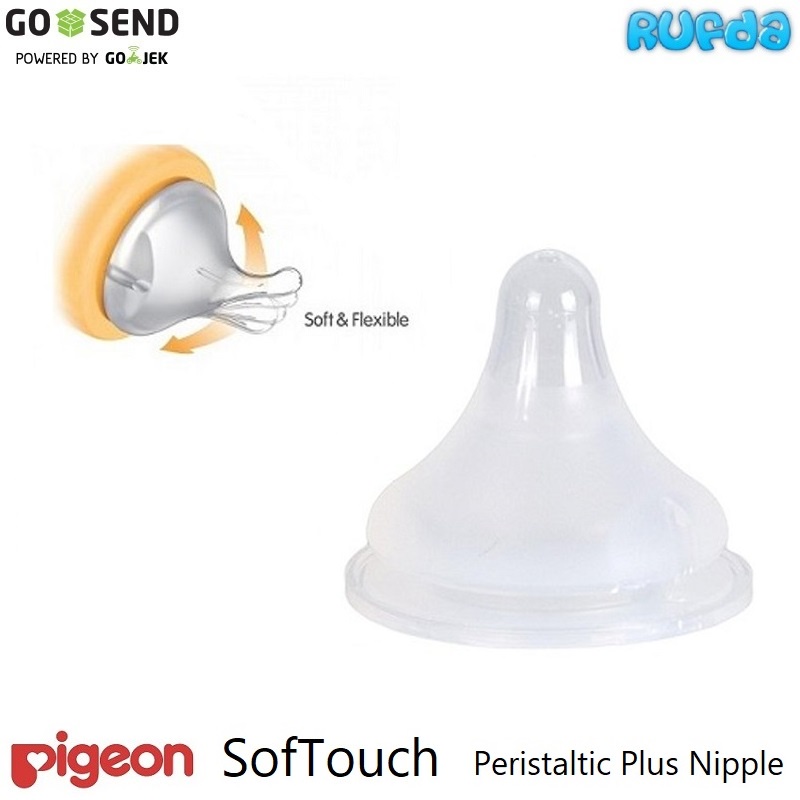 Pigeon Nipple SofTouch Peristaltic Plus Wide Neck All Varian