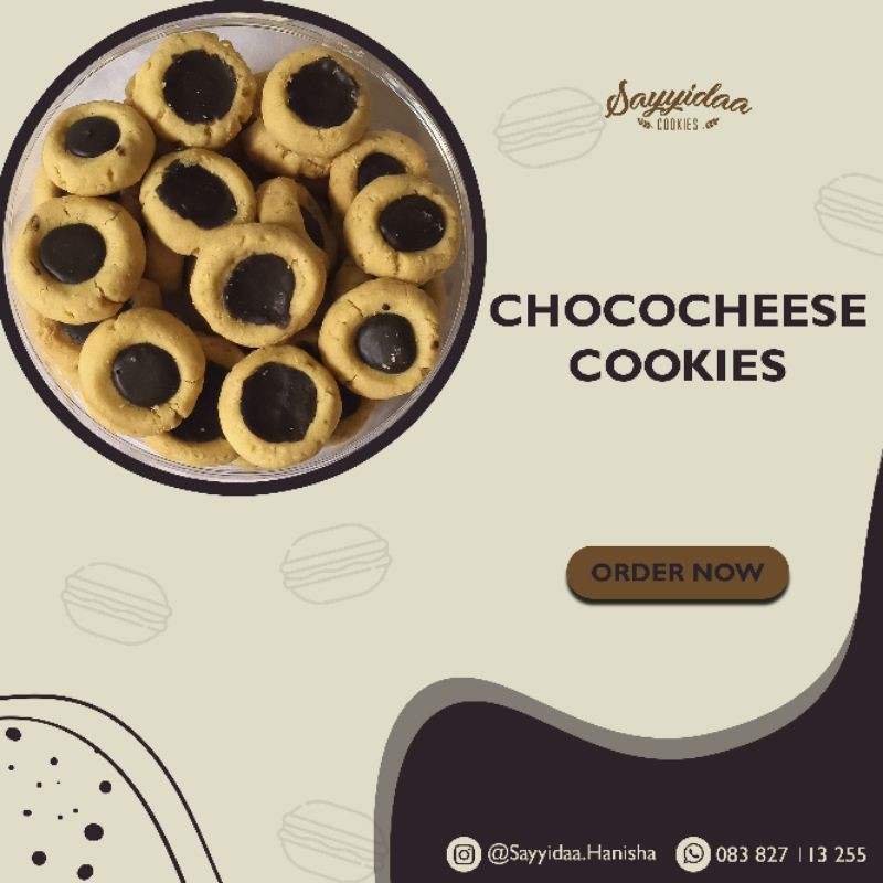 

CHOCHOCHEESE COOKIES (Kue Lebaran)