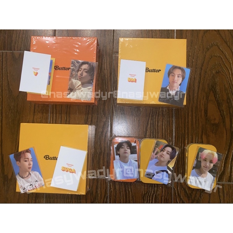 READY BTS ALBUM BUTTER UNSEALED FULLSET JUNGKOOK PHOTOCARD PEACHES VERSION