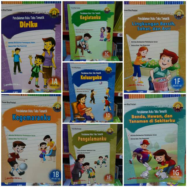 PAKET PENDALAMAN TEKS TEMATIK KELAS 1D YUDHISTIRA