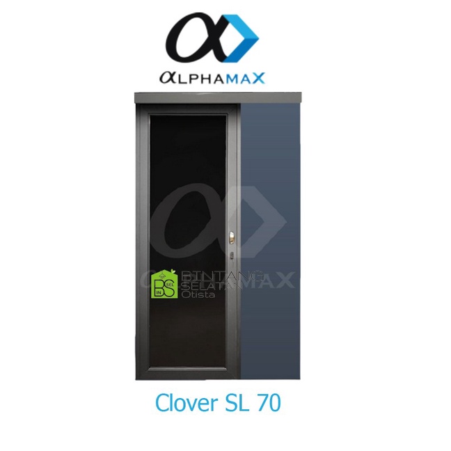 PINTU SLIDING KAMAR MANDI APLHA MAX CLOVER SERIES SL 70