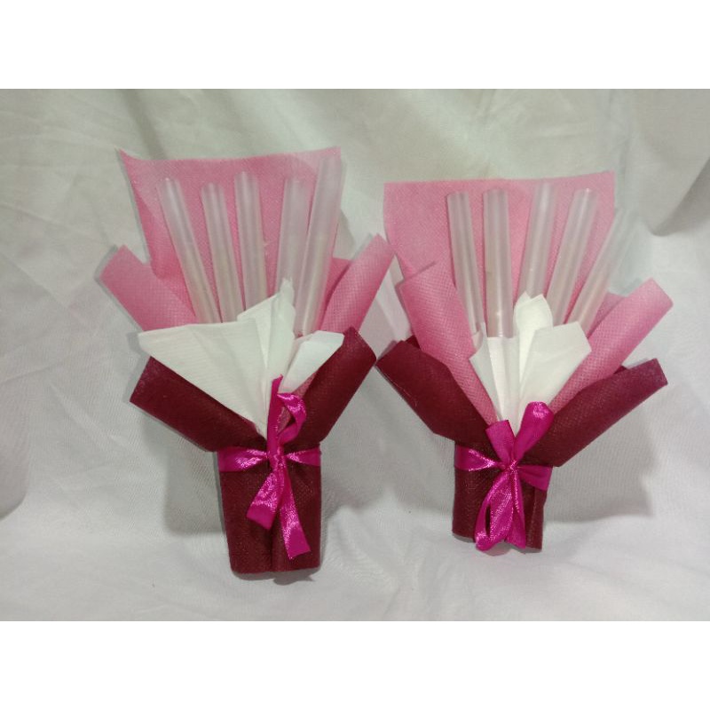 Bucket Bunga Pipe Cleaner Buket Kawat Bulu Mini Flower Bouquet Uang Mini buket mini buket angpau amplop lebaran buket THR