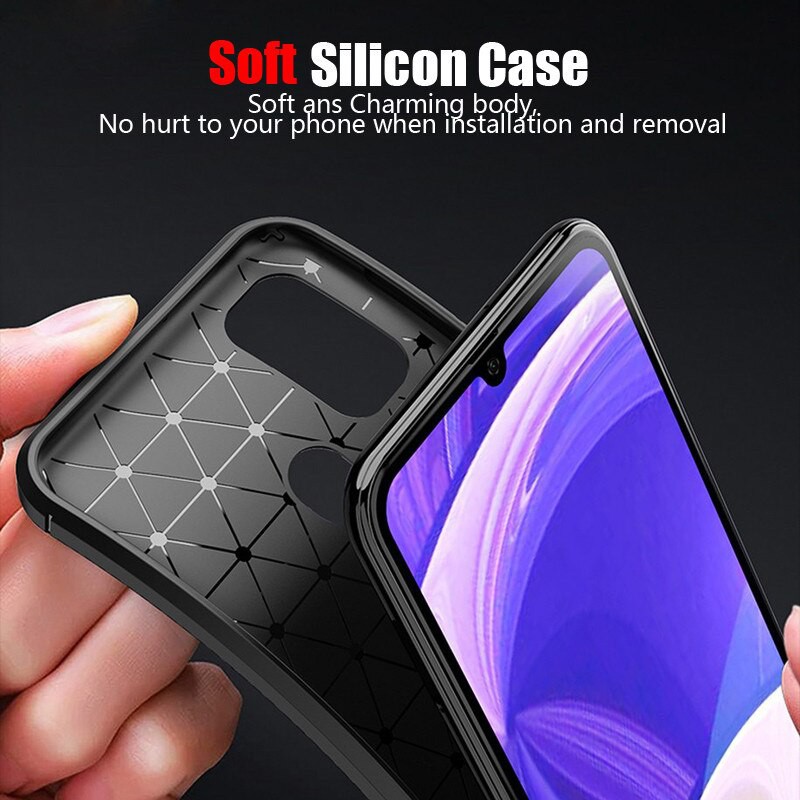 Case INFINIX HOT 9 PLAY Autofocus Carbon Combine Premium Softcase