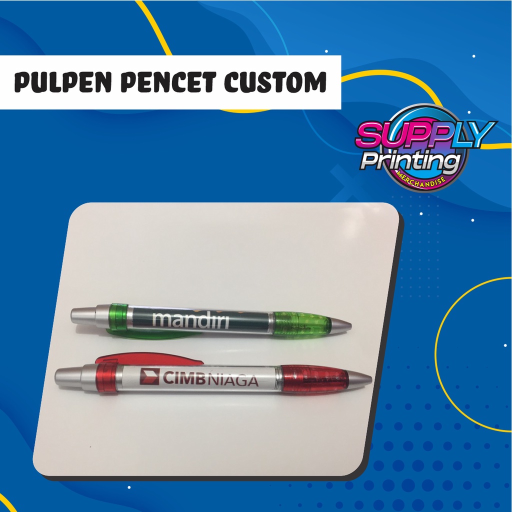 

Pulpen Pencet Logo Promosi Murah