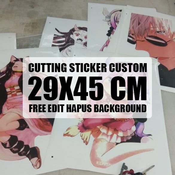 

Cutting Sticker Anime Custom 29x45cm