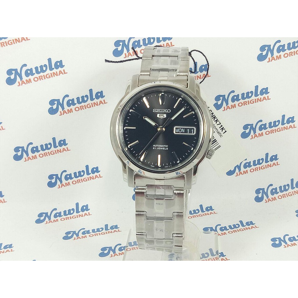 Seiko 5 SNKK71K1 Automatic Black Dial - Jam Tangan Pria SNKK71