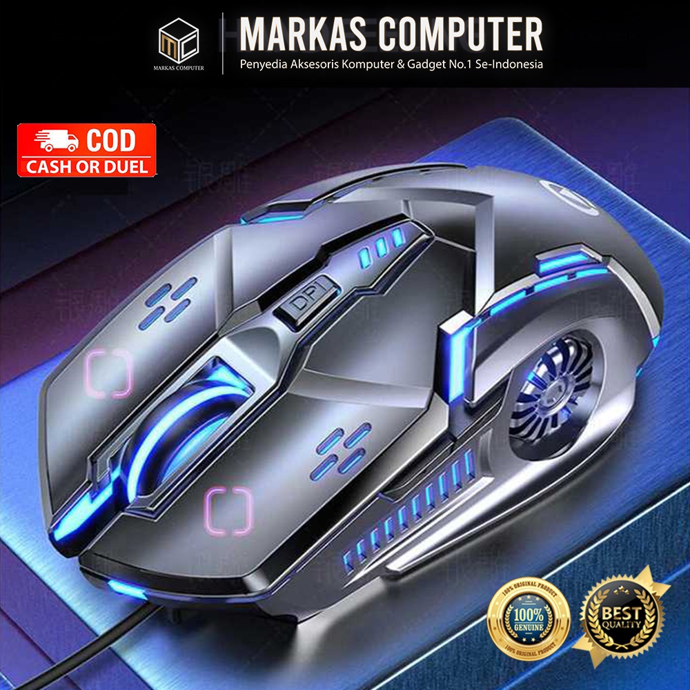 Mouse Gaming RGB G5 Kabel 6D 4-Speed 3200 DPI Mouse Gaming | Mouse Gaming RGB  3200 DPI Silent Versi