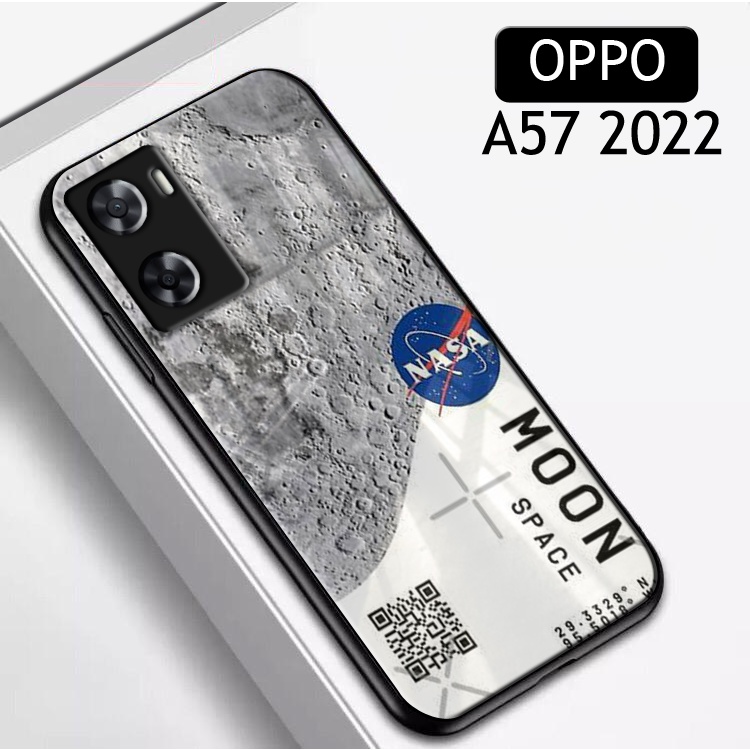 (SC74) Softcase Glass Kaca A57 2022 - Kesing Hp - Softcase Glass Hp  A57 2022 - Softcase Kaca A57 20