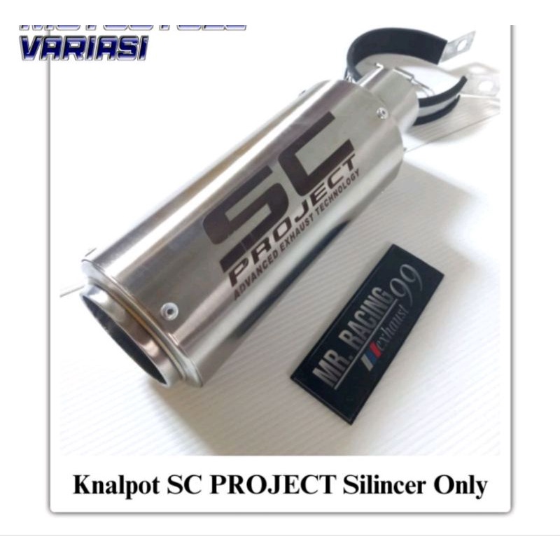 Knalpot Racing Knalpot vario 160 pcx nmax adv aerox R15 vixion CB150R Silincer onlly