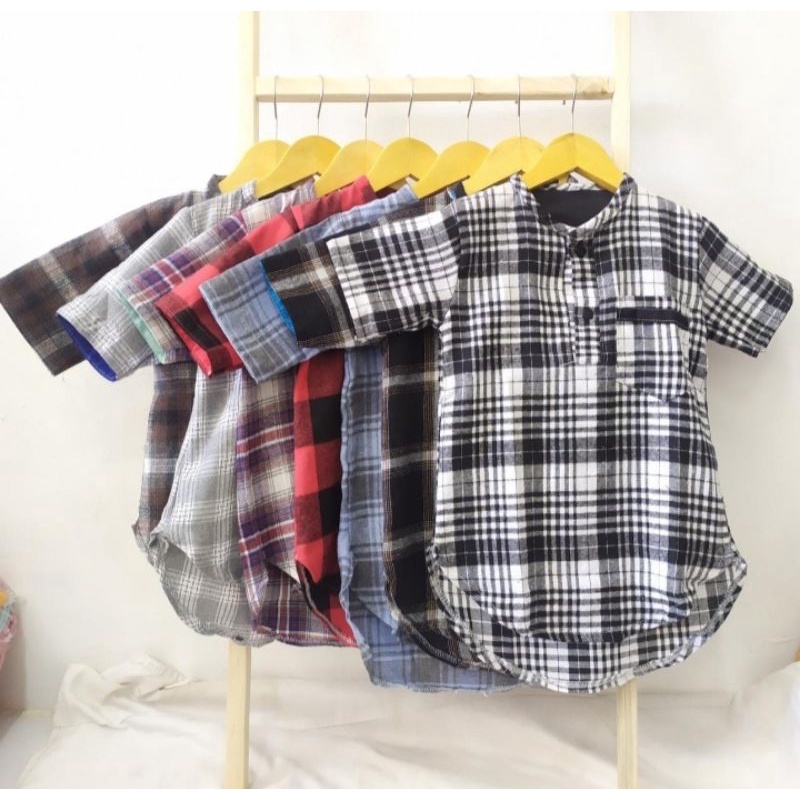 Koko Flanel Junior/Kemko Anak/Atasan koko junior