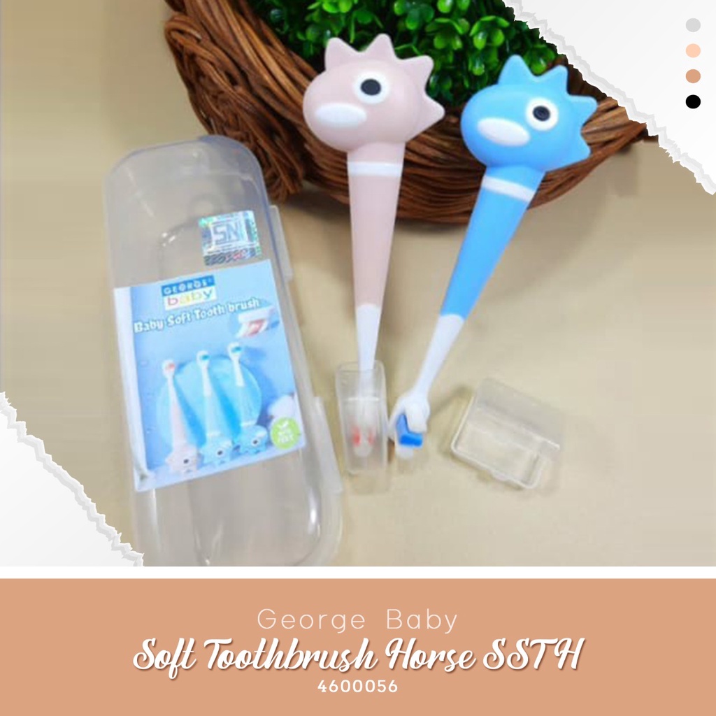 George Baby Toothbrush Set / Sikat Gigi anak / Finger Toothbrush / Sikat Lidah