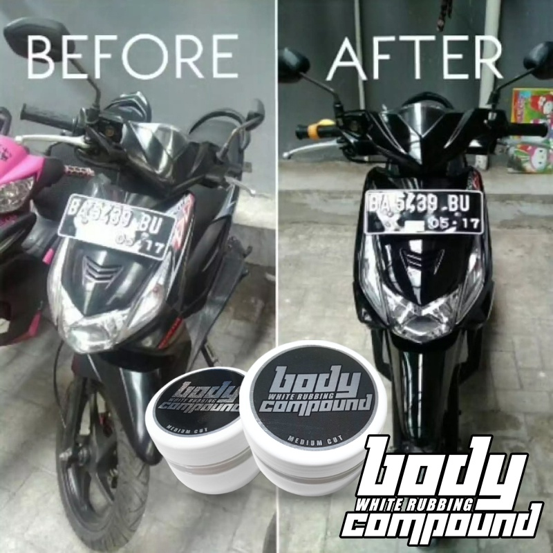 Z174 Body Compound Cut Polish Scratch Remover Penghilang Lecet Baret Kompon Poles Gosok Mobil Motor