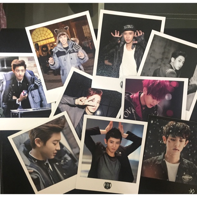 Exo Chanyeol polaroid Wolf Miracles in December Exodus Sing For You Monster photocard pc everysing