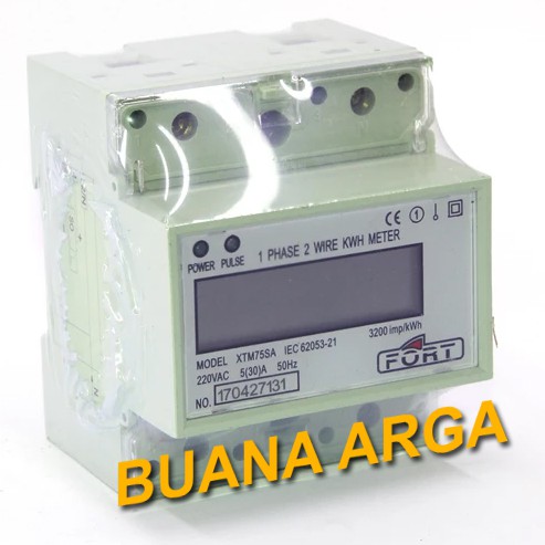 Double Tarif KwH Meter XTM75SF Digital LCD