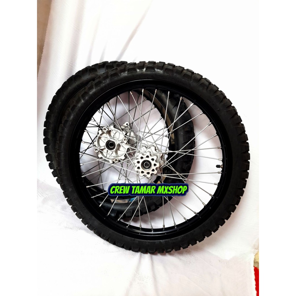 Roda Set Original Honda CRF 150 L Ring 18/21 Ban Tebal