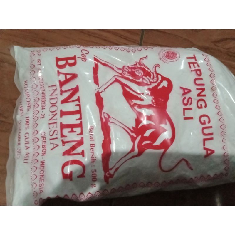 

Tepung gula asli cap Banteng