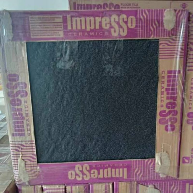 Keramik Impresso 40x40 Rocky Black