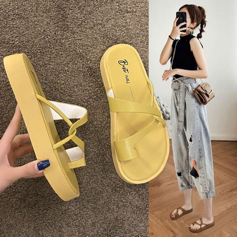 NF12233 - Sandal Santai Fashion Wanita Import