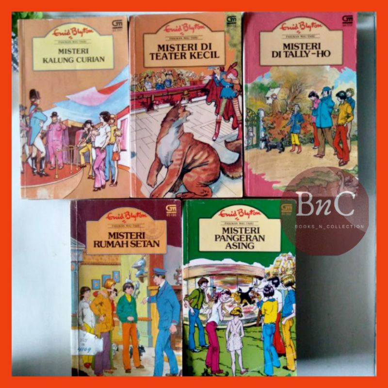 Pasukan Mau Tahu Set Komplit Enid Blyton cover jadul 1-15 preloved