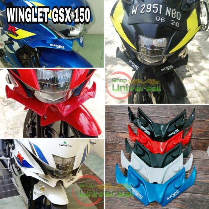 Winglet Suzuki GSX R150 150 R Aksesoris Variasi Motor shopun21 Berkualitas